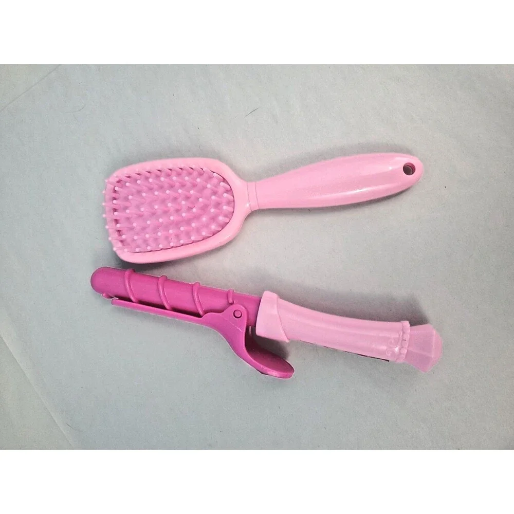 Disney Princess Style Collection Replacement Toy Hair Brush & Curling Iron Wand